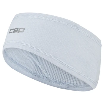 Opaska na głowę do biegania termiczna headband CEP unisex jasnoniebieska