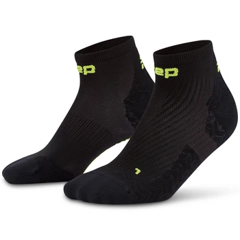 Męskie skarpety kompresyjne sportowe za kostkę low cut CEP Core Run Ultralight czarne