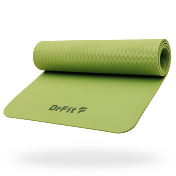 DrFit mata do ćwiczeń fitnessu i rehabilitacji zielona