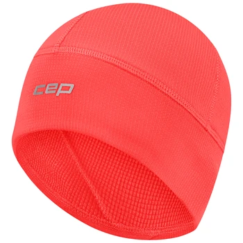 Termiczna czapka beanie do biegania CEP Core Run 2.0 koralowa