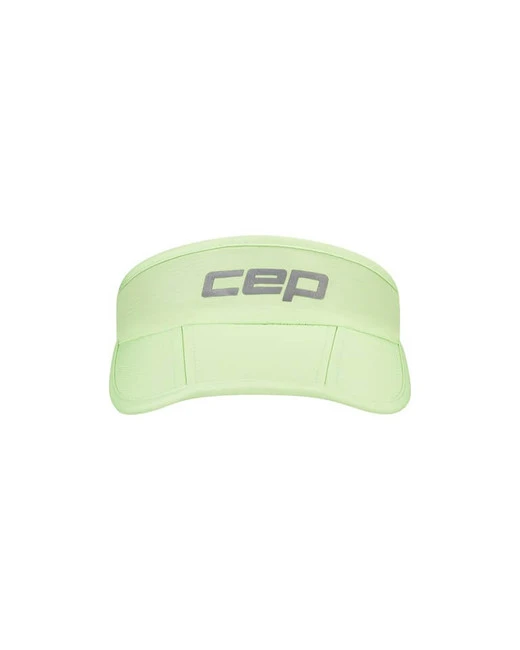 Sportowy daszek do biegania CEP Core Run unisex limonkowy