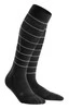 Damskie skarpety kompresyjne sportowe CEP Reflective wysokie czarne